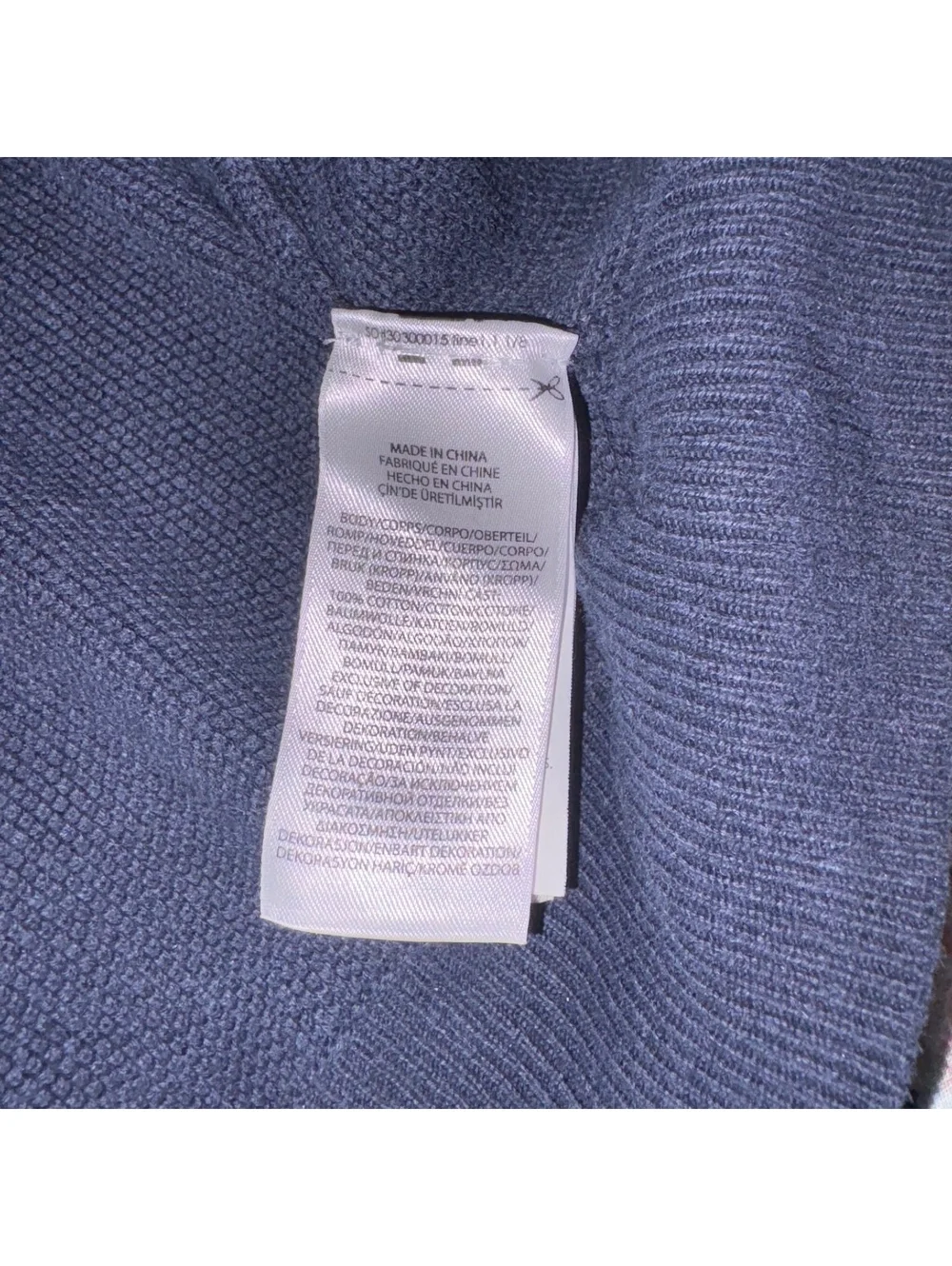 Polo Ralph Lauren Embroidered Mens XL Navy Blue Sweater Crewneck 100% Cotton RL